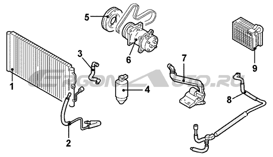 Схема кондиционера пежо 407